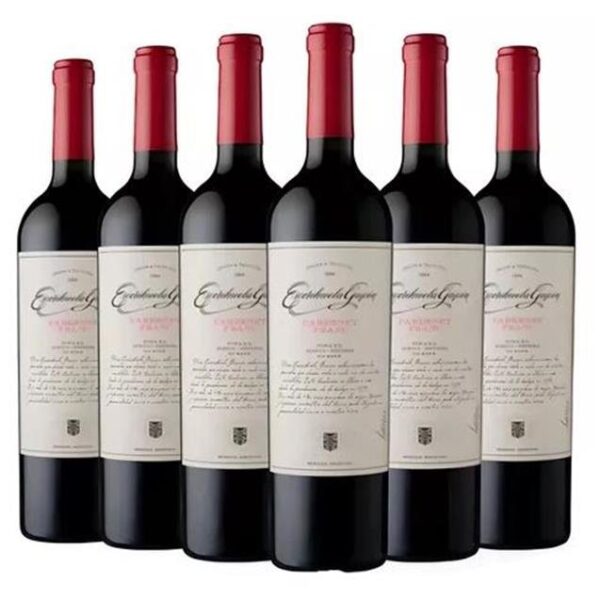 Caja Vino Escorihuela Gascon Cabernet. Franc 750cc X 6 Unid