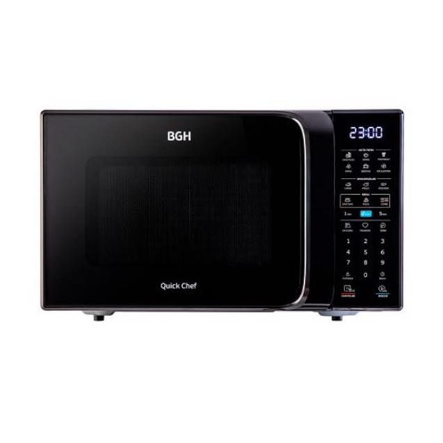 MICROONDAS BGH B223DN20I 23LTS DIG C/GRILL BLACK