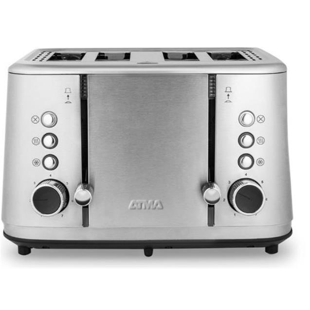 Tostadora Atma 1850w 4 Rebanadas Inox (TO9000IP)
