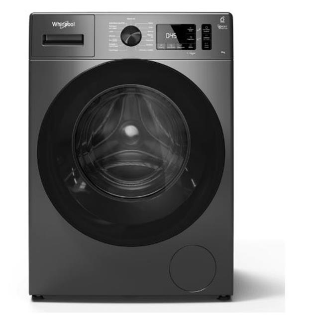 Lavarropas Whirlpool 8kg 1200 Rpm Inverter Silver (WNQ80AS)